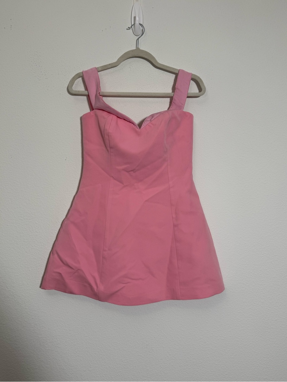 Runaway The Label Ebony Mini Dress Pink Barbiecore Sweetheart A-Line Party NWT - Picture 2 of 7